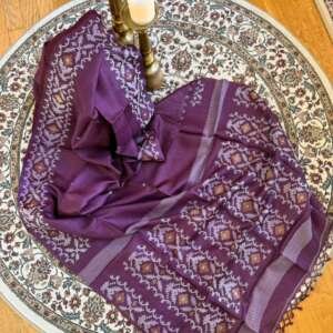 Saari25:Tussar Jamdani with blouse piece