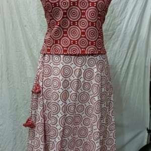 Gurjari crop top with skirt