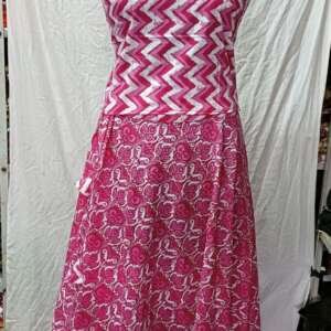 Gurjari crop top with skirt