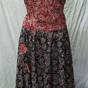 Gurjari crop top with skirt